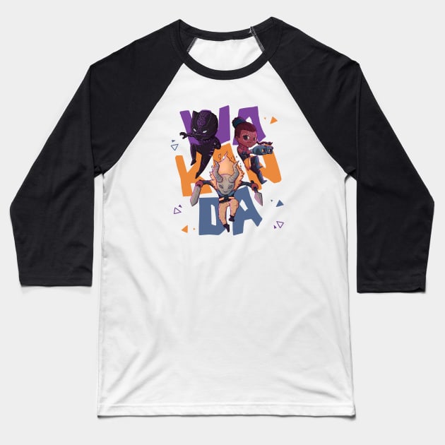 Wakanda Baseball T-Shirt by Susto